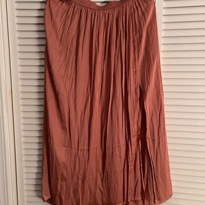 NWT JCrew Size 6 Pink Silky Skirt
